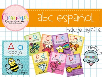 ABC Español by CreacionesLauraGarcia | Teachers Pay Teachers
