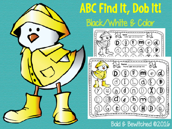 Preview of ABC Find It, Dob It Duck!