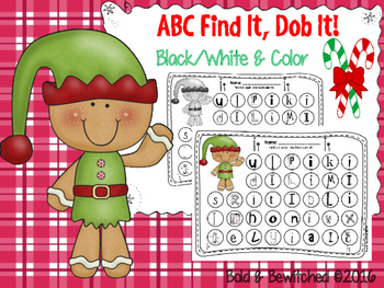 Preview of ABC Find It, Dob It Elf!