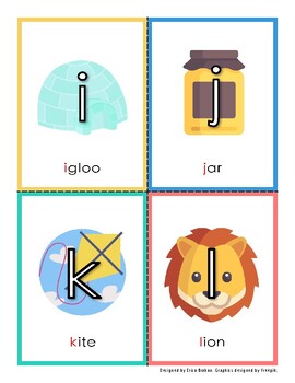 ABC Flashcards: Uppercase, Lowercase, and Chart (Embedded) by Erica Brahan