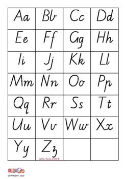 ABC - GRIDS by Letter Gems | TPT