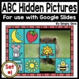 ABC Hidden Pictures Set 1 | Google Slides | Letter Sounds 