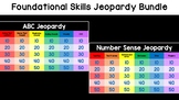 ABC Jeopardy & Number Sense Jeopardy - Foundational Skills