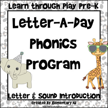 Preview of ABC Letter-A-Day Phonics Safari: Letter Sound Introduction Program