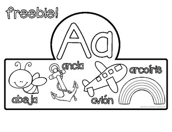 Preview of ABC Letter Crowns & Watches | Beginning Sounds | Bilingual Spanish | PreK | K