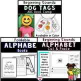 Beginning Sounds Alphabet Worksheet Bundle | ABC Back to School