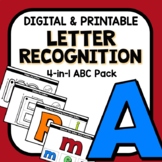 ABC Letter Recognition Phonics Digital & Printable PreK & 