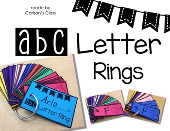Preview of ABC Letter Rings