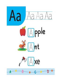 ABC Letter Tracing for Preschoolers by I am a Happy Teacher | TPT