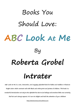 Preview of ABC Look At Me by R.G. Intrater Lesson Plan