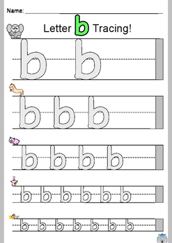 ABC Lowercase Letters Tracing Printables by ESL Castle Games | TpT