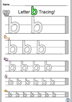 ABC Lowercase Letters Tracing Printables by ESL Castle Games | TPT