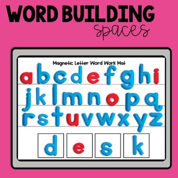 ABC Magnetic Letter & Word Work Mats by Kindergarten Is Crazy