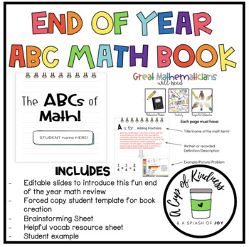 Preview of ABC Math Book: End of Year Review