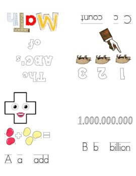 Preview of ABC Math tiny book