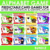 Alphabet Game BUNDLE - Editable Letter Recognition Game fo