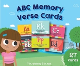 ABC Memory Verse Cards, 5x7 inches, Characteristics of God