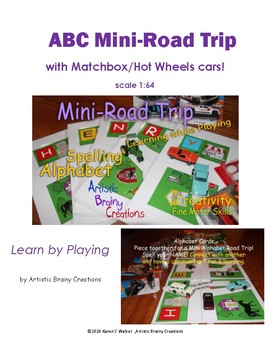 Preview of ABC Mini Road Trip with Matchbox cars!