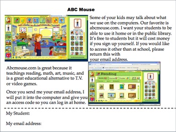 Preview of ABC Mouse parent flyer