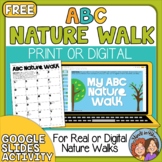 ABC Nature Walk - Print or Digital