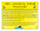 ABC... Nautical Theme Package
