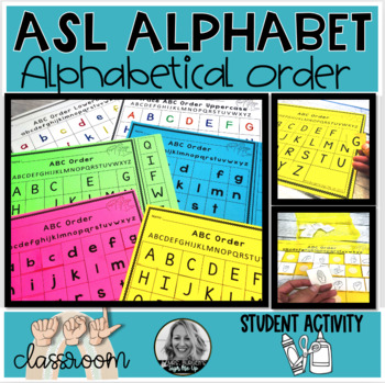 Preview of ABC ORDER | ASL alphabet