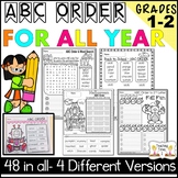 ABC ORDER for ALL YEAR -SPRING-SUMMER-FALL-WINTER PRINTABL