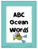 ABC Ocean Words