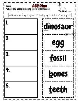 abc order first grade by robin wilson first grade love tpt