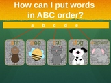 ABC Order: An Introductory Slideshow