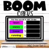 ABC Order Boom Cards for 1st and 2nd Grade Set 1