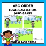 ABC Order -Boom Task Cards-Lowercase letters-Distance Learning