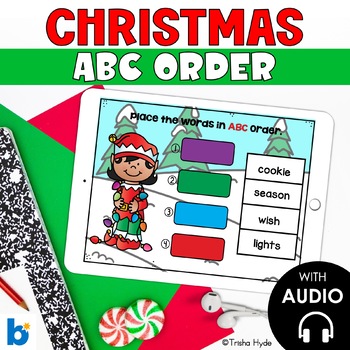 Preview of ABC Order Christmas Boom Cards