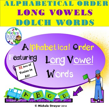 Preview of ABC Order Long Vowel Word Families