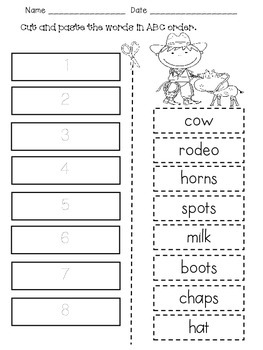 abc order poster worksheets for 1st grade by lazzaro tpt