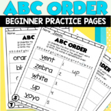 ABC Order Practice Pages Worksheets for Beginners