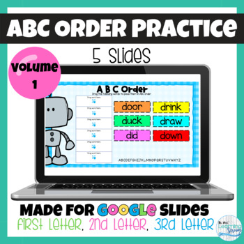 Preview of ABC Order Practice using Google Slides