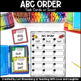 ABC Order Task Cards or Scoot