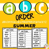 Summer ABC Order