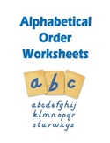 ABC Order Worksheets