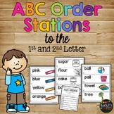 ABC Order to the First and Second Letter Alphabetical Orde