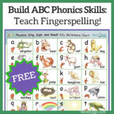 Build ABC Phonics Skills: Teach Fingerspelling!
