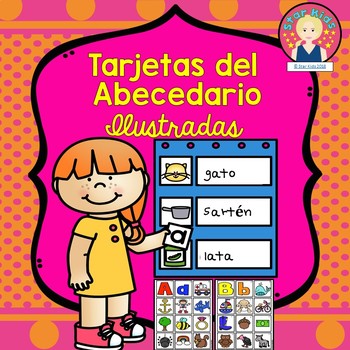 ABC Picture Cards for Kindergarten and First Grade in SPANISH | TPT