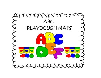 Preview of ABC Play-dough Mats