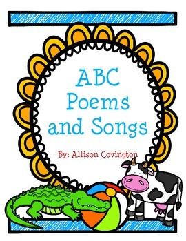 Preview of ABC Poems and Songs Freebie