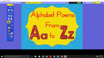 Abc Poems From To Zz For Activboard By Almost Heaven Kindergarten