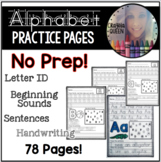 ABC Practice Sheets-No Prep!