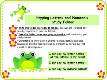 Preview of ABC Recognition and Numeral Recognition Fluency Practice (Frogs)