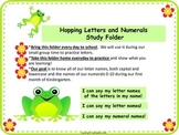 ABC Recognition and Numeral Recognition Fluency Practice (Frogs)