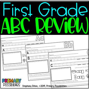 Preview of ABC Review for First Grade